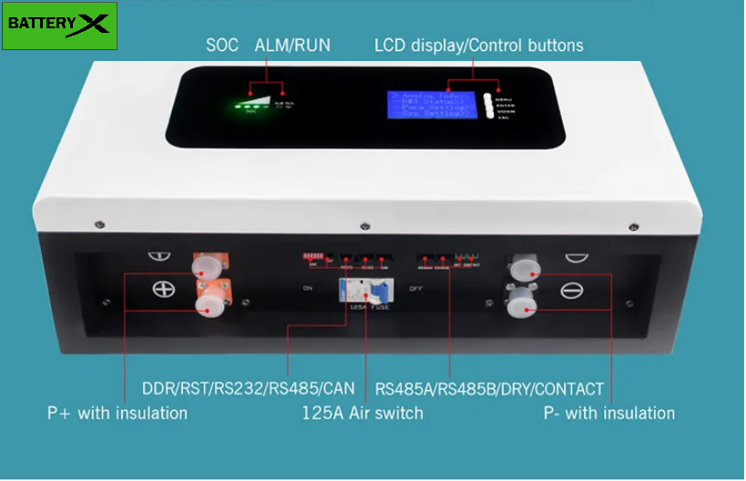 Wall Mount Battery 10kwh Terminals